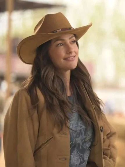 Minka Kelly Ransom Canyon Brown Leather Jacket