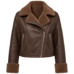 Natalie Hall A Wild West Christmas Shearling Jacket
