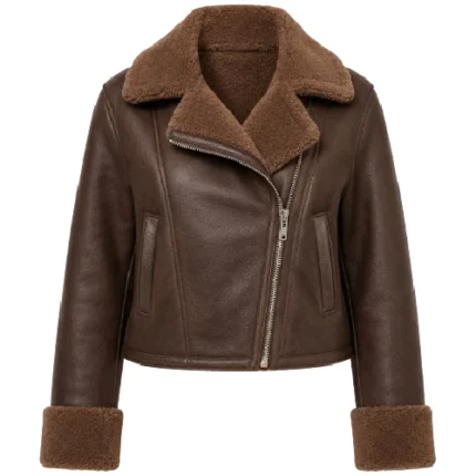 Natalie Hall A Wild West Christmas Shearling Jacket