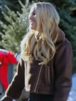 Natalie Hall A Wild West Christmas Shearling Jacket