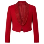 Ransom Canyon Meta Golding Red Blazer