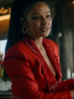 Ransom Canyon Meta Golding Red Blazer