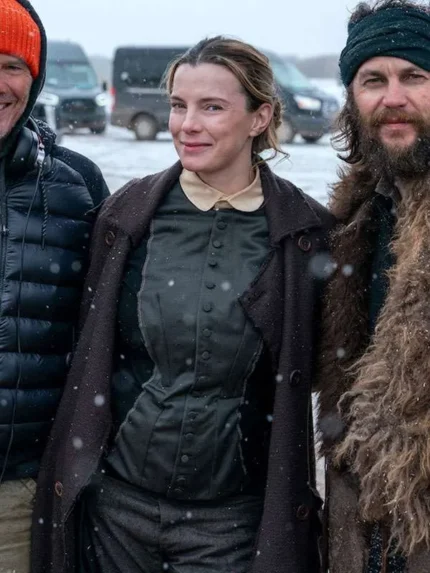 Sara Rowell American Primeval Brown Wool Coat