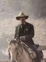 Scoot McNairy Godless Grey Wool Coat