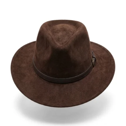 1923 Brandon Sklenar Brown Suede Hat