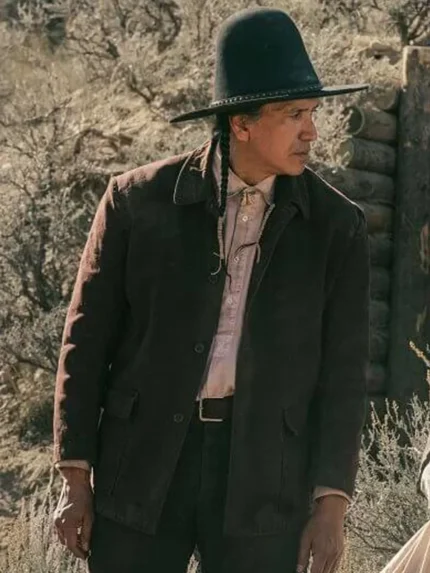 1923 Michael Greyeyes Cowboy Black Suede Hat