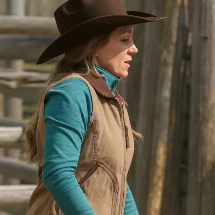 Amy Fleming Heartland S19 Brown Suede Hat