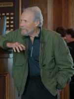 Clint Eastwood Juror 2 Green Bomber Jacket