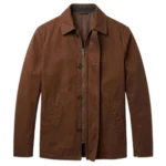 MobLand 2025 Conrad Harrigan Brown Cotton Jacket