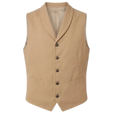 Pierce Brosna Black Adam Brown Cotton Vest