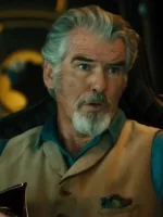 Pierce Brosna Black Adam Brown Cotton Vest