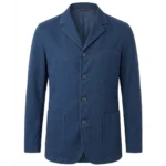 Pierce Brosnan Black Adam Blue Cotton Coat