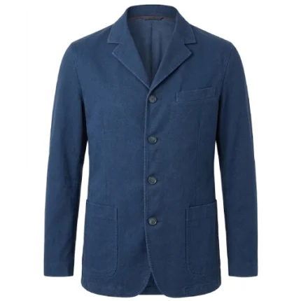Pierce Brosnan Black Adam Blue Cotton Coat