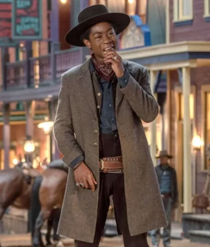 RJ Cyler The Harder They Fall Black Suede Hat