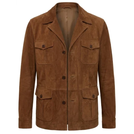 The Thursday Murder Club Pierce Brosnan Trucker Jacket