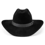 1923 Brian Geraghty Black Suede Hat