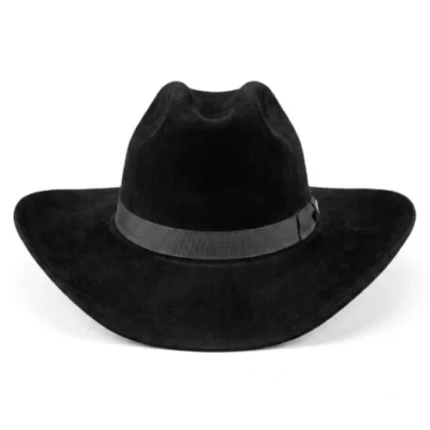 1923 Brian Geraghty Black Suede Hat
