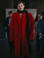 As It Was Harry Styles Red Wool Coat