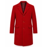 As It Was Harry Styles Red Wool Coat