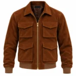 Eddie Redmayne The Day of the Jackal Brown Jacket