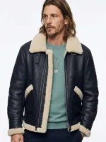 Ransom Canyon S02 Ben Robson Black Shearling Jacket