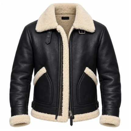 Ransom Canyon S02 Ben Robson Black Shearling Jacket