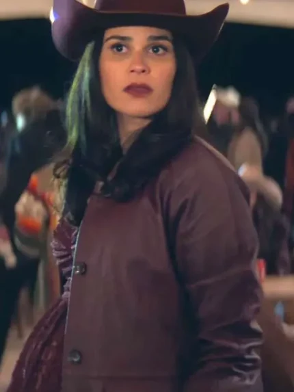 Ransom Canyon S02 Ellie Estevez Burgundy Jacket