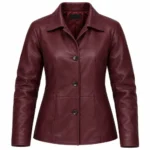 Ransom Canyon S02 Ellie Estevez Burgundy Jacket