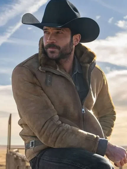 Ransom Canyon S02 Jack Schumacher Brown Suede Jacket