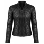 Evan Rachel Wood Westworld Black Leather Jacket