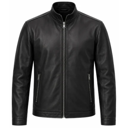 James Marsden Westworld S04 Black Leather Jacket