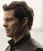 James Marsden Westworld S04 Black Leather Jacket