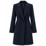 Westworld Season 03 Ash Blue Wool Coat