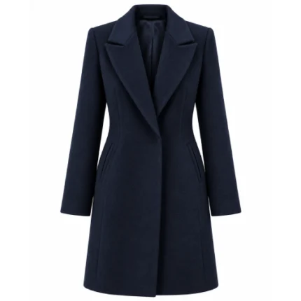 Westworld Season 03 Ash Blue Wool Coat