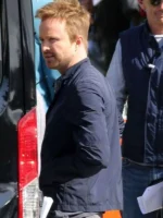 Westworld S03 Aaron Paul Blue Parachute Jacket