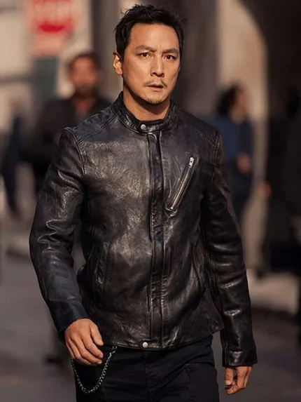 Westworld Season 4 Daniel Wu Black Leather Jacket