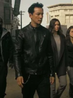 Westworld Season 4 Daniel Wu Black Leather Jacket