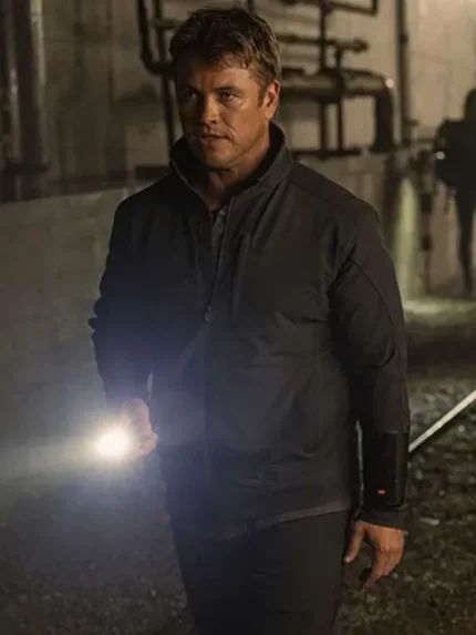 Westworld Season 4 Luke Hemsworth Black Cotton Jacket