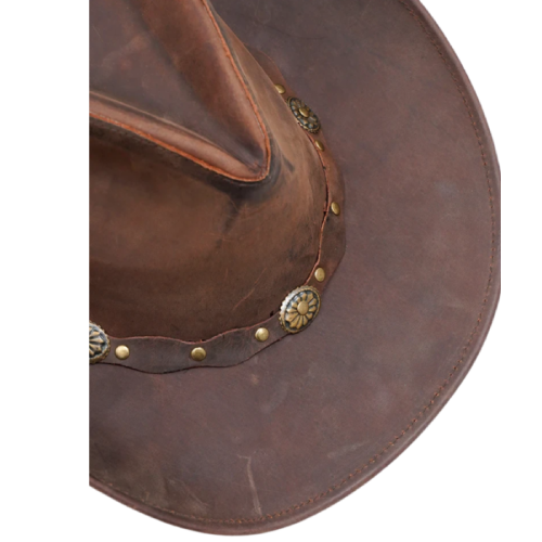 Leather Cowboy Hat