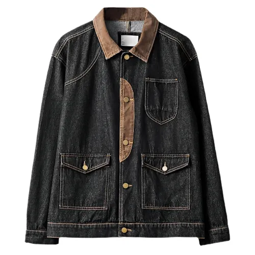 Black Denim cowboy jacket
