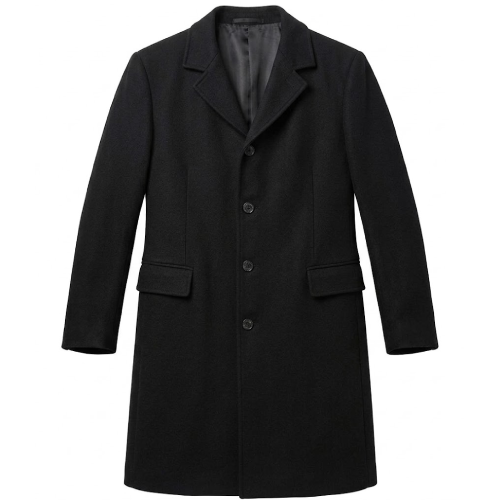 1883 Billy Bob Thornton Black Wool Coat