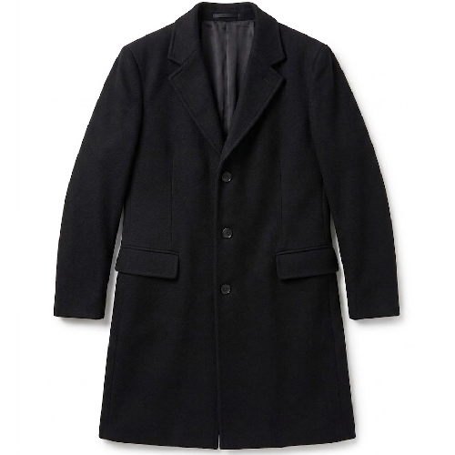 Anson Mount Hell on Wheels Black Wool Coat